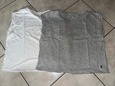 Damen Croptop 2er-Set, Weiß +