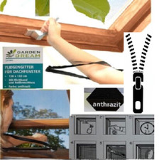 Dachfenster Fliegengitter Fliegennetz Insektenschutz Fenster Reißverschluss