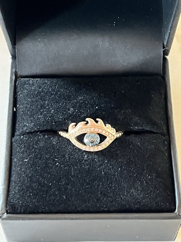 Bella bleu evil eye ring - bella,