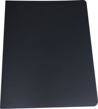 Sichtbuch Sichthüllenmappe nachfüllbar A2 schwarz transparent 10 Hüllen