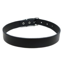 Lederhalsband schwarz - lederhalsband,