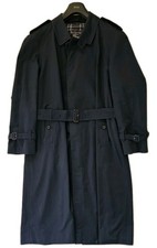 BURBERRY Trenchcoat Macintosh Vintage 90er Nova Check Navy Herren XL Authentic
