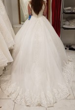 Brautkleid creme hinten - creme,,