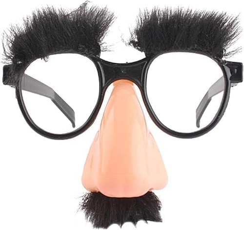Lustige brille mit großer - lustige,