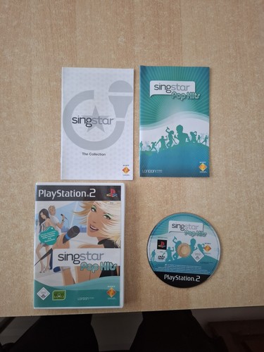 Singstar pop hits - hits,, ps2,