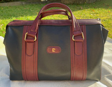 Pierre Cardin Reisetasche Weekender schwarz bordeaux, Vintage wie NEU