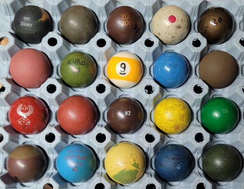 Verschiedene minigolfbälle - 20,