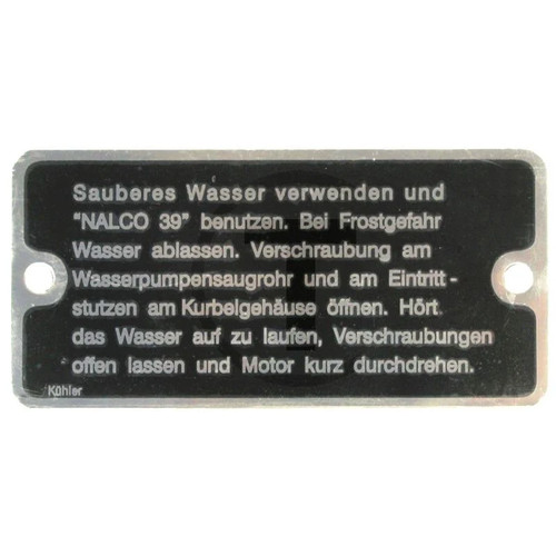 Granit kühlerschild hanomag - kühlerschild,