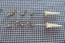 2 Stück Bosch Siеmens Rührhaken Knethaken Quirls Schneebesen Mixer Handrührgerät
