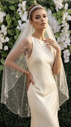 Schleier hochzeit elegant - hochzeit,