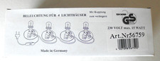 4er Lichterkette elektrische