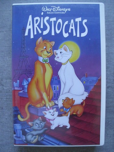 Vhs videokassette aristocats - vhs-videokassette:,