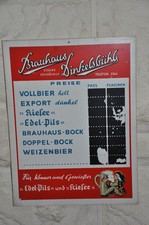 Altes Brauereischild 50/60er