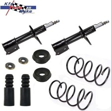 2x STOSSDÄMPFER + FEDERN + DOMLAGER + SCHUTZKAPPE FÜR RENAULT TWINGO BIS 09/2000