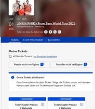 Linkin Park 2 Tickets Hamburg