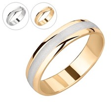 Trauring 375 Gold 4mm Gelbgold
