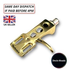 Gold Headshell & Kabel mit