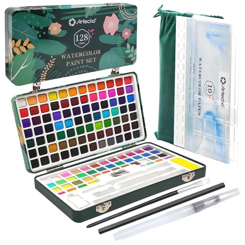 Aquarellfarben set 128 farben - aquarellfarben,