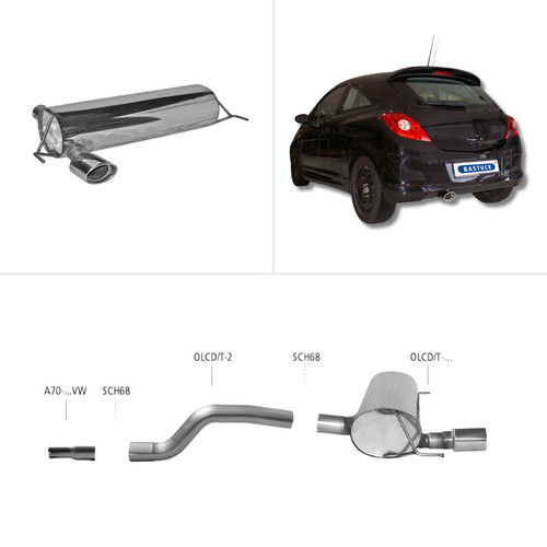 Bastuck sportauspuff opel - -,