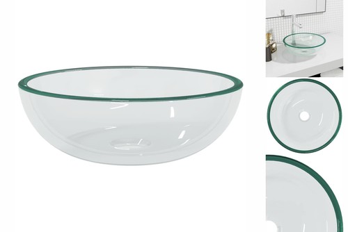 Waschbecken hartglas 35x12 - waschbecken,