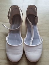 Graceland Ballerinas Weiß Gr. 34 einmal getragen