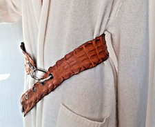 Leder Gürtel Krokodil Echt