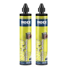 2x Injektionsmörtel Montagemörtel Verbundmörtel 300ml inkl. 4 Mischer