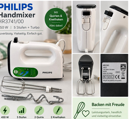 Philips handmixer hr3741 - philips,
