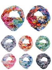 Kreis Marmor Blume Loop Schal