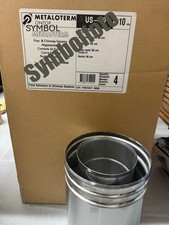 Metalotherm Abgasrohr doppelwandig, US-100, 100cm