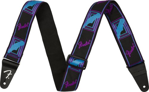 Fender neon monogrammed strap - fender,