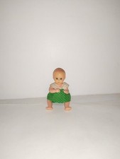 Alte Schildkröt-Puppe-Strampelchen-10-Puppenhaus-Puppenstube-1960er Jahre