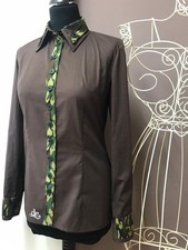 WESTERN SHOW BLUSE | EU 36 (S) ? PLEASURE | SHOWMANSHIP  ? NEU | BRAUN + CAMO