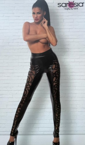 Saresia wetlook leggings - saresia,