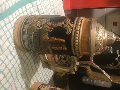 Deutscher krug silberdeckel - deutscher,
