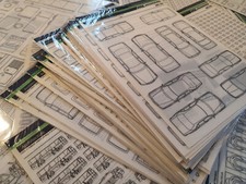 Mecanorma Transfer System Konvolut A4 Architektur Anreibesymbole