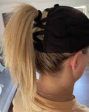 Cap Damen, Zopf, Pferdeschwanz, Sport Cappy, Gorilla Wear