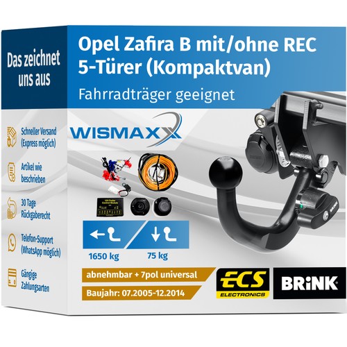 Anhängerkupplung für opel - für,
