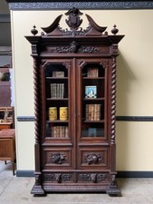 Antiker imposanter Neorenaissance Bücherschrank, Vitrine - Lieferung möglich!