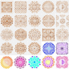 15 x15 cm Mandala Schablone