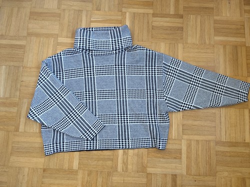 Karierter rollkragenpullover - karierter,