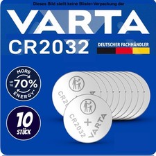 10x VARTA 2032 Knopfzellen 10