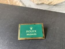 Original  ROLEX MILGAUSS Aufsteller, Schild ,Logo ,Emblem, Display