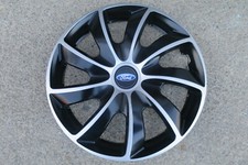 4 Alu-Design Radkappen in 16 Zoll "QUAD" silber/schwarz für Ford