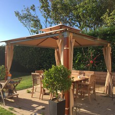 anndora Teak Holzpavillon