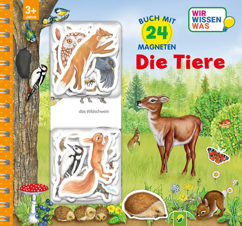 Magnetbuch die tiere mit - tiere,