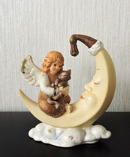 Goebel engel mit katze - katze, auf