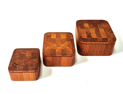 Holz dosen dänemark - dänemark,, teak