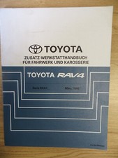 Toyota RAV4  Zusatz-Werkstatthandbuch für Fahrwerk und Karosserie, März 1995