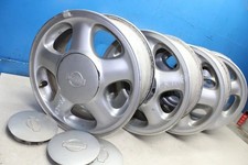 Nissan Primera P10 4x Alufelge 3F000MB15 Felge 14 x 6J ET45 LK 4x114 Nabenkappe